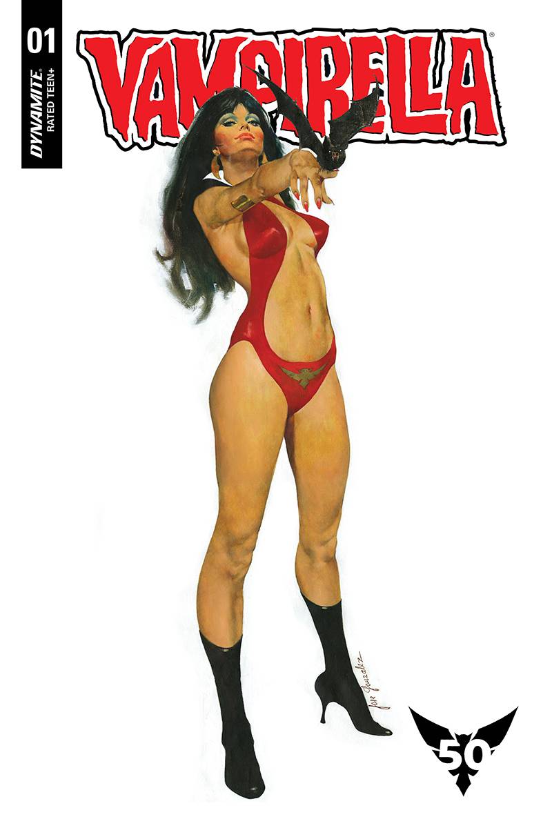 VAMPIRELLA #1 GONZALEZ STANDEE EXC CVR (Backorder, Allow 4-5 Weeks) - Comicbookeroo