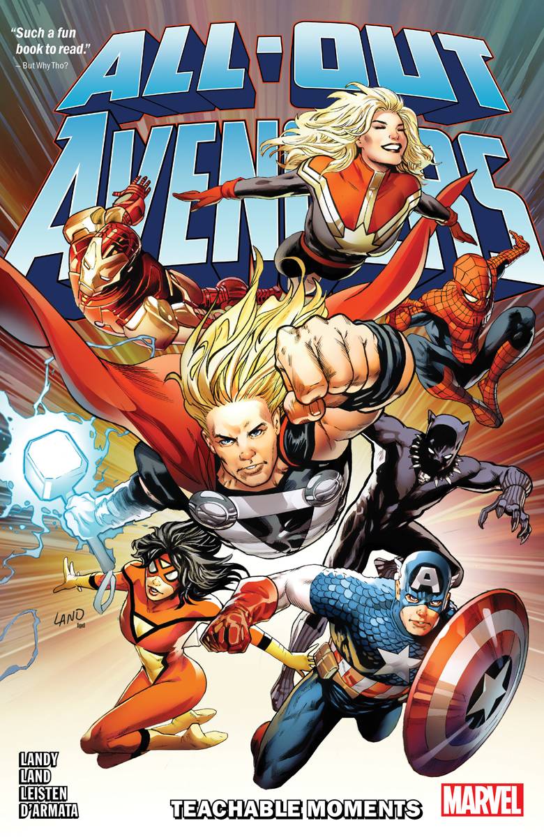 ALL-OUT AVENGERS TP TEACHABLE MOMENTS (Backorder, Allow 3-4 Weeks)