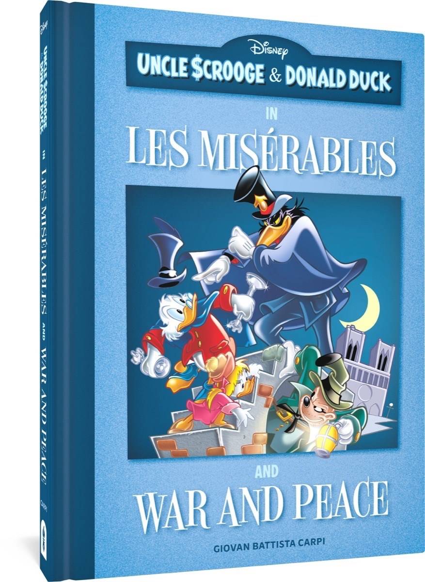 UNCLE SCROOGE & DONALD DUCK LES MISERABLES & WAR & PEACE HC (Backorder, Allow 4-5 Weeks) - Comicbookeroo