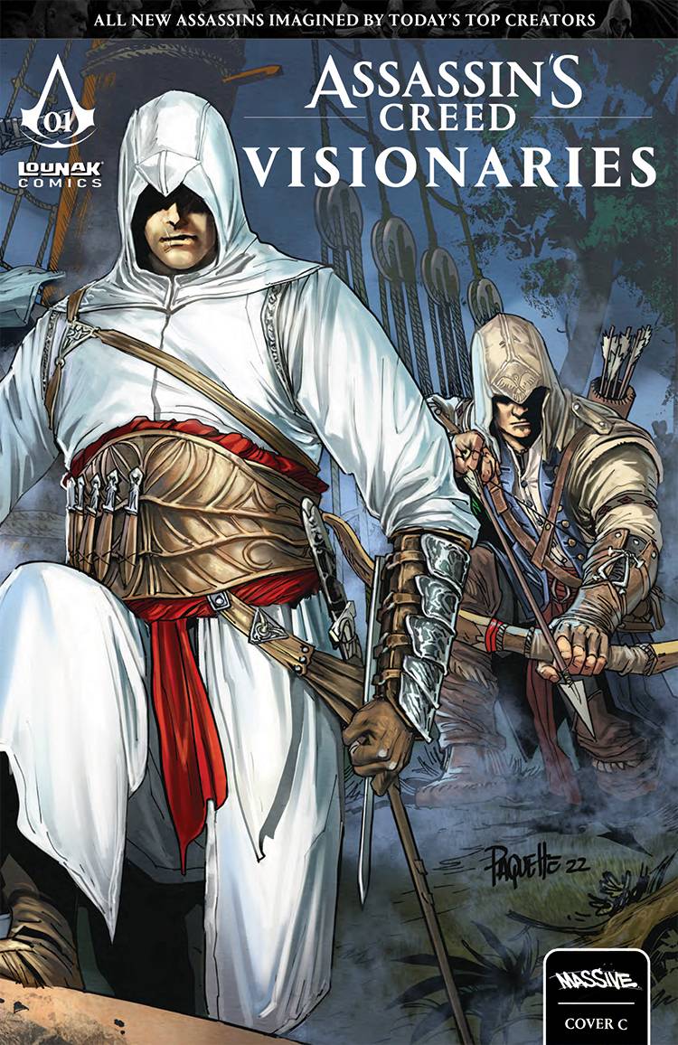 ASSASSINS CREED VISIONARIES #1 (OF 4) CVR C CONNECTING (MR) (Backorder, Allow 3-4 Weeks)