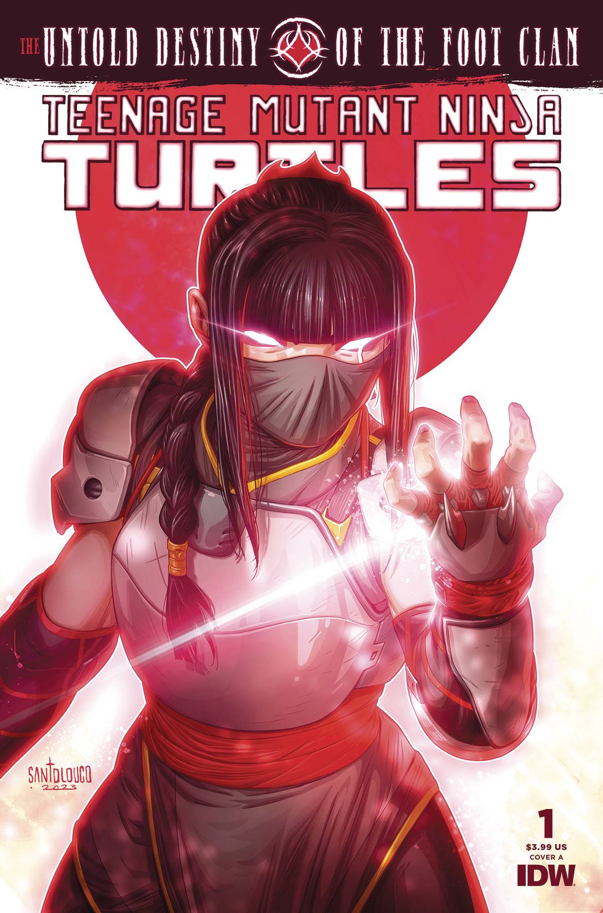 TMNT UNTOLD DESTINY OF FOOT CLAN #1 CVR A SANTOLOUCO