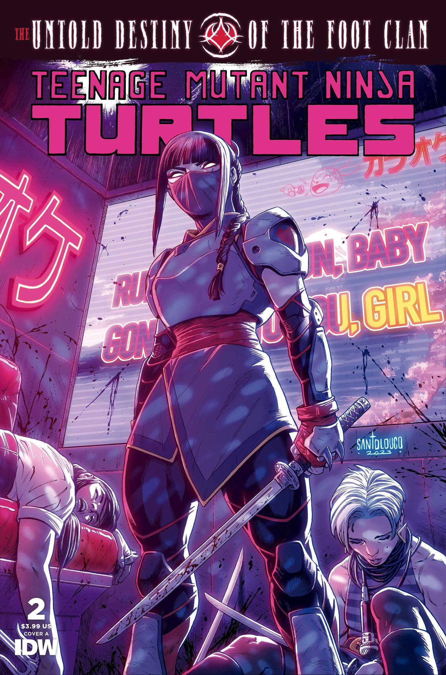 TMNT UNTOLD DESTINY OF FOOT CLAN #2 CVR A SANTOLOUCO (Backorder, Allow 3-4 Weeks)