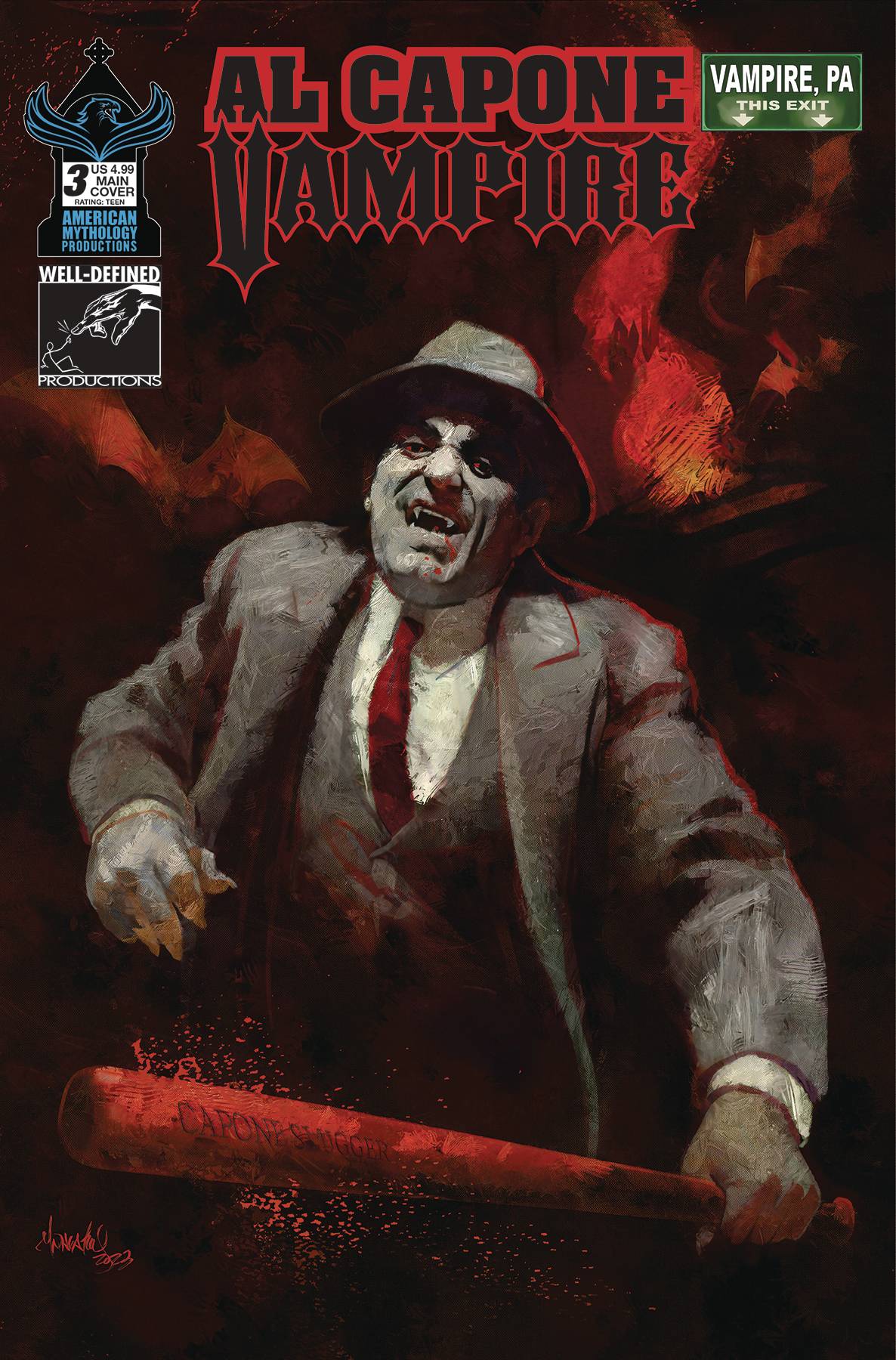 AL CAPONE VAMPIRE #3 CVR A WHEATLEY (Backorder, Allow 3-4 Weeks)