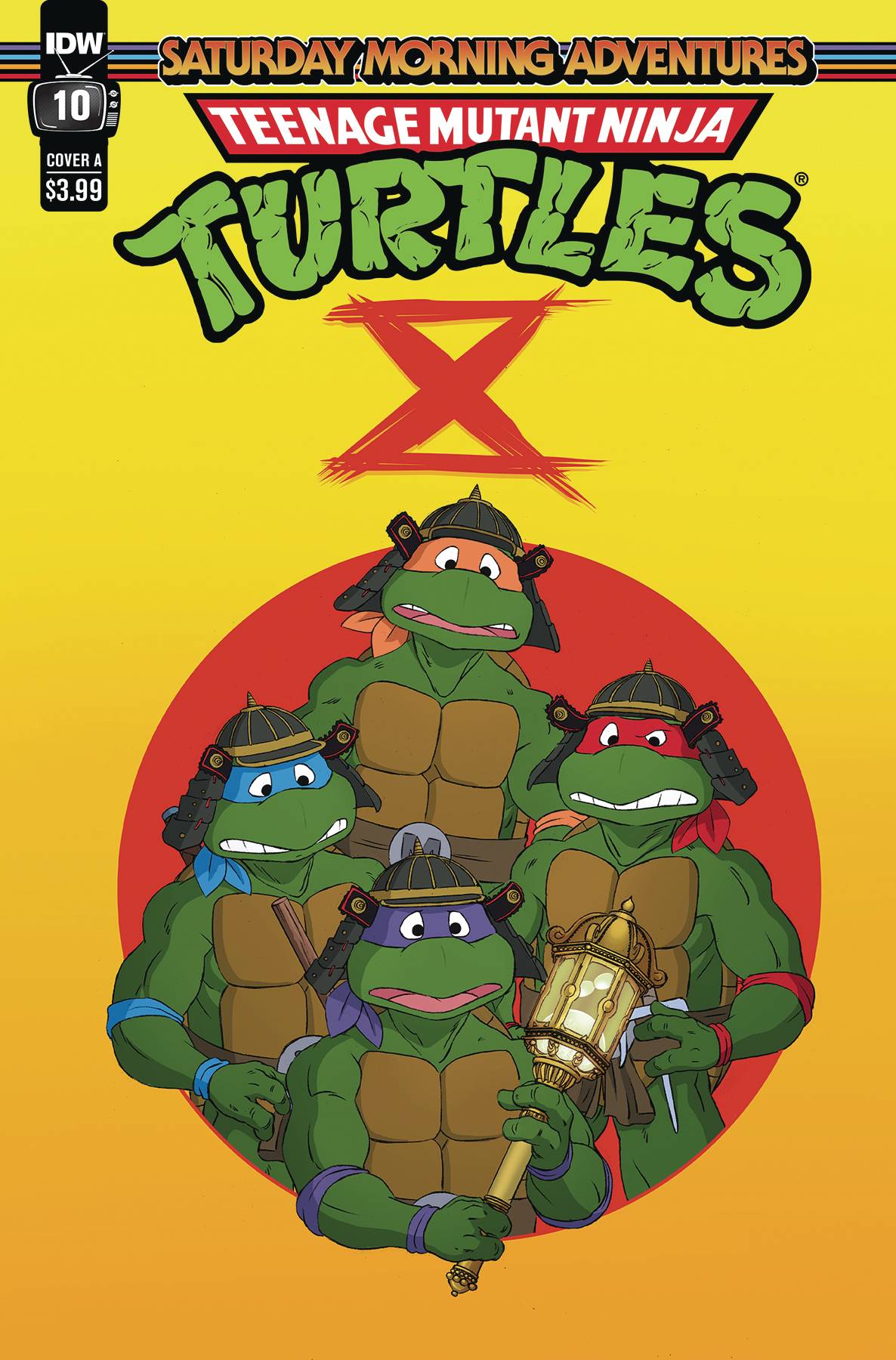 TMNT SATURDAY MORNING ADV 2023 #10 CVR A SCHOENING (Backorder, Allow 2-3 Weeks)