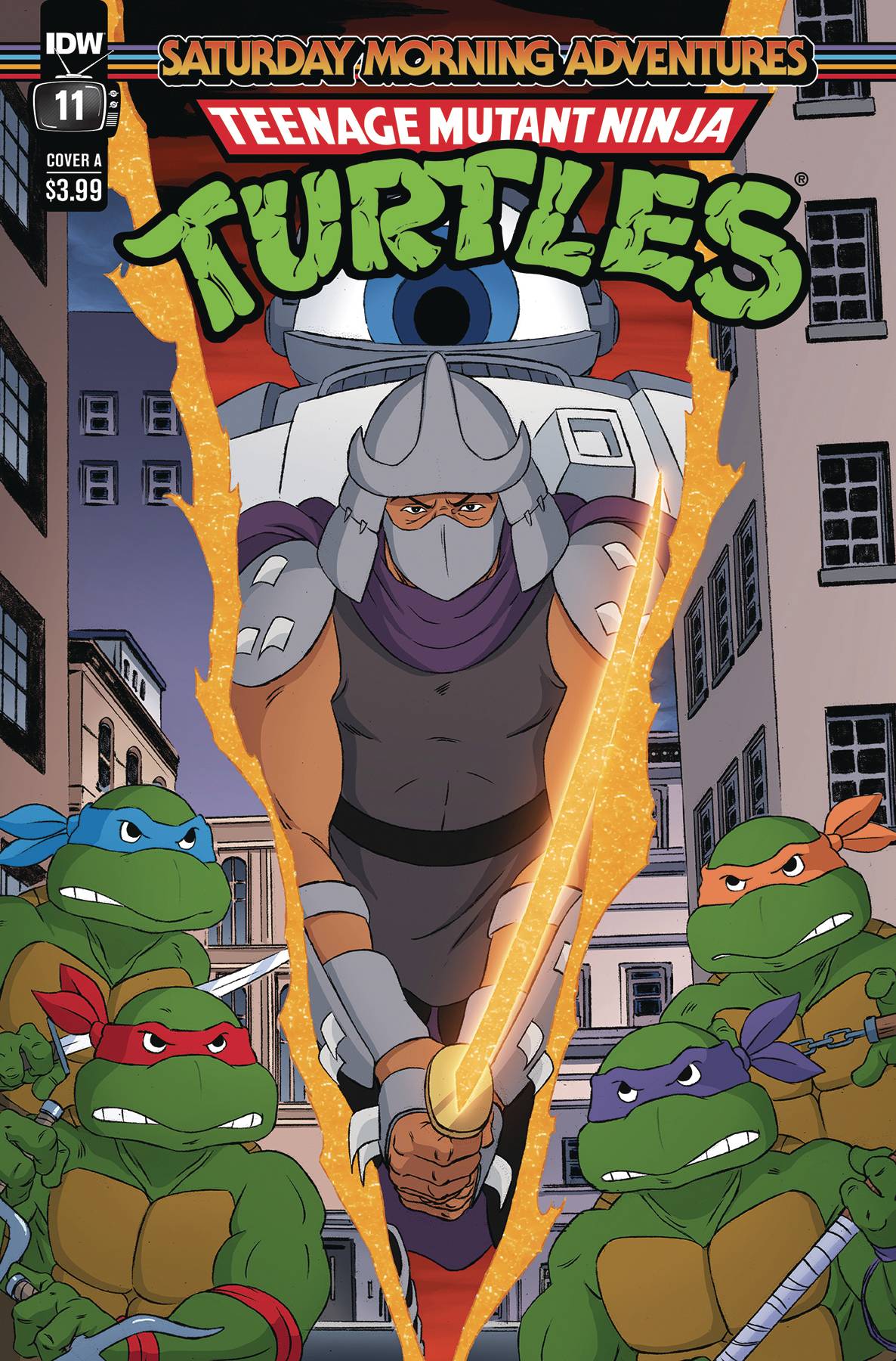 TMNT SATURDAY MORNING ADV 2023 #11 CVR A SCHOENING (Backorder, Allow 3-4 Weeks)