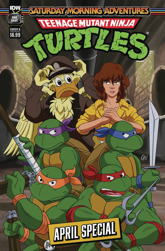 TMNT SATURDAY MORNING ADV APRIL SPECIAL #1 CVR B JONES (Backorder, Allow 2-3 Weeks)