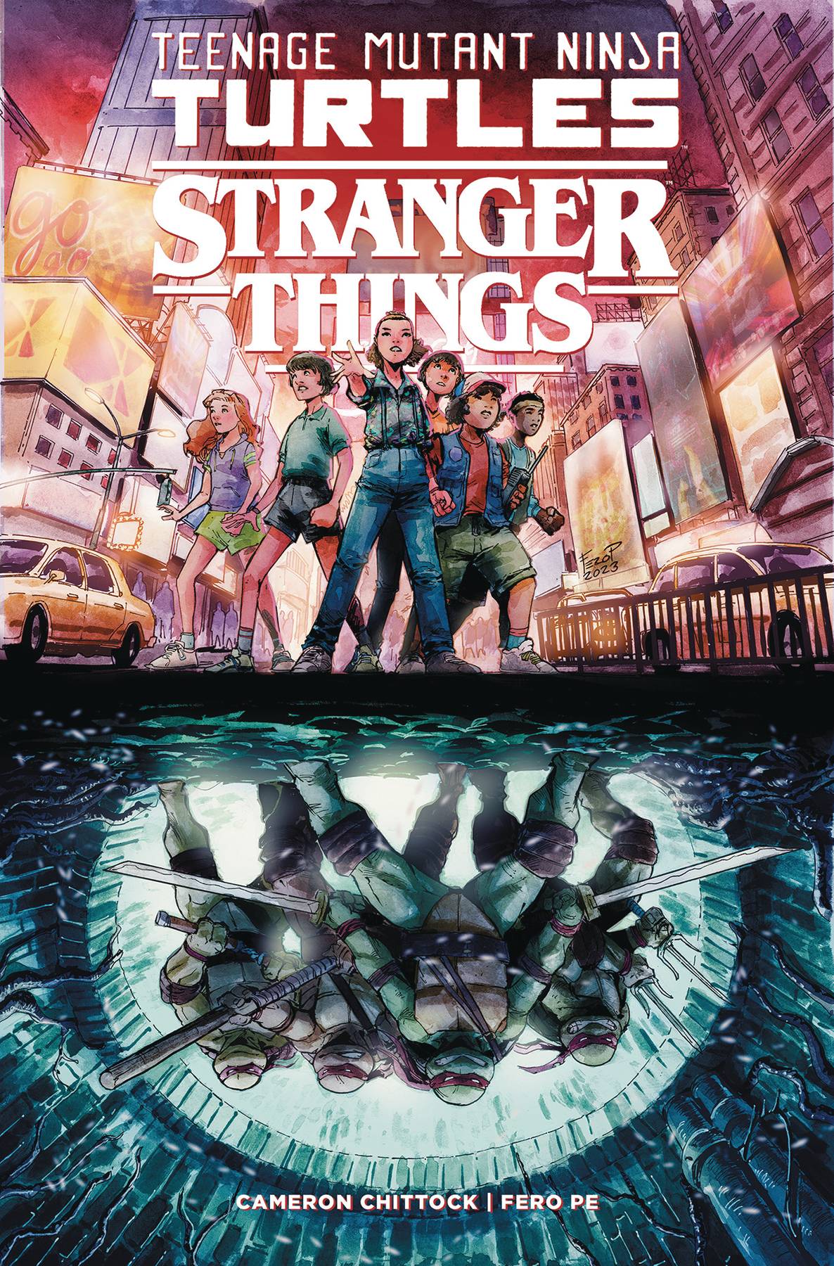 TMNT X STRANGER THINGS GN (MR) - Comicbookeroo