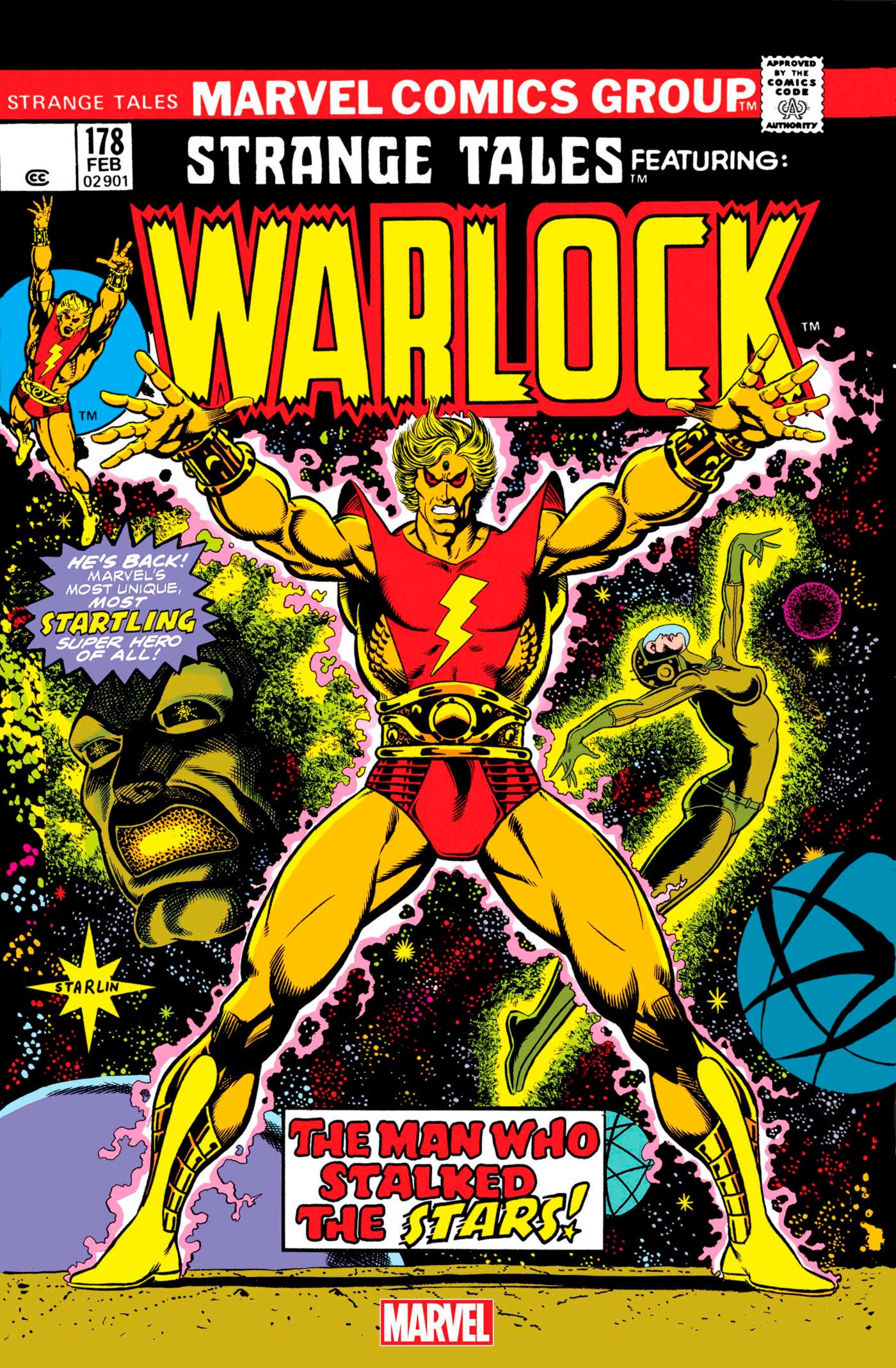 ADAM WARLOCK STRANGE TALES #178 FACSIMILE EDITION - Comicbookeroo Australia