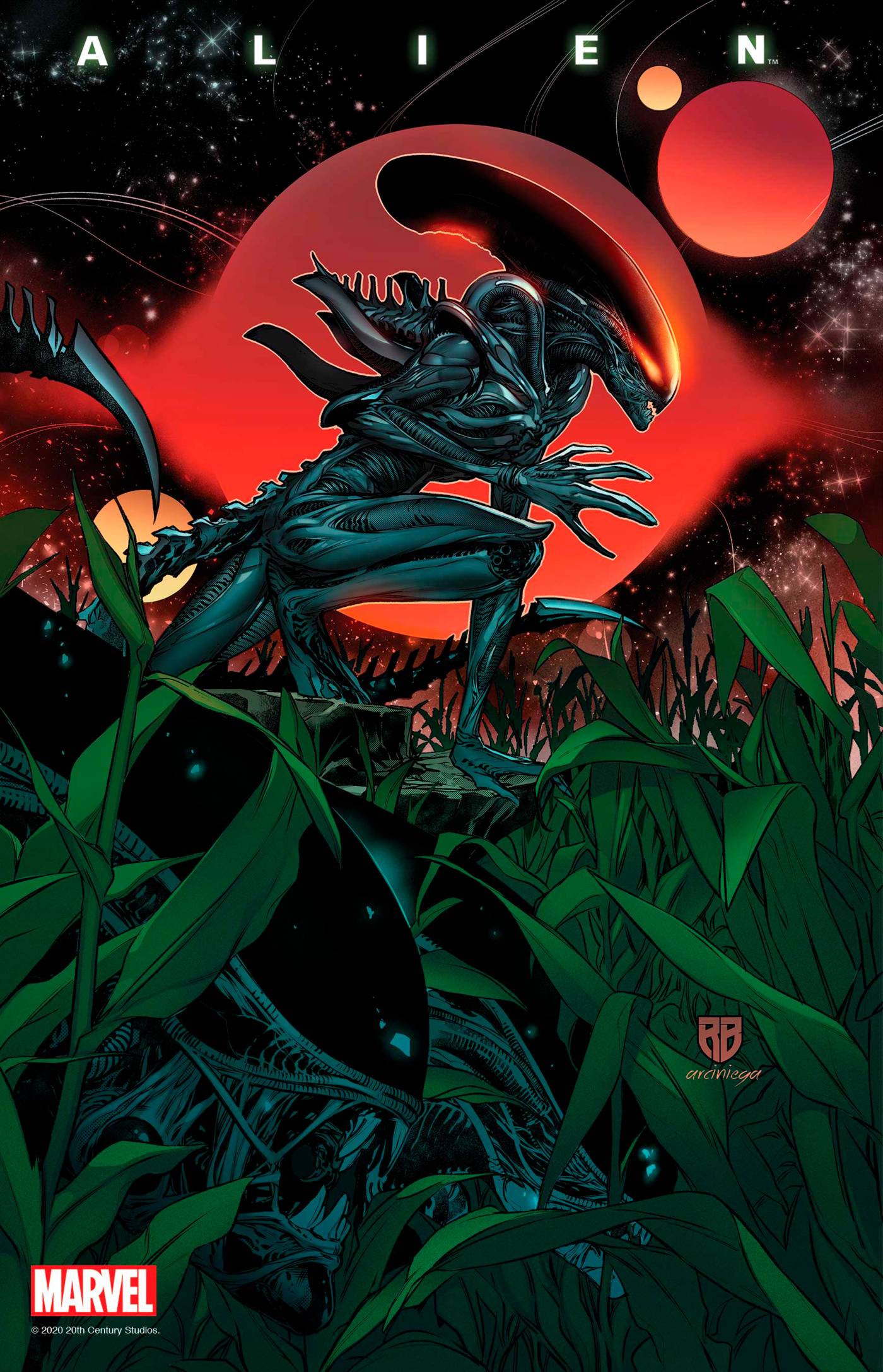 ALIEN (2021) #8 SILVA VAR 1:25 INCV - Comicbookeroo Australia