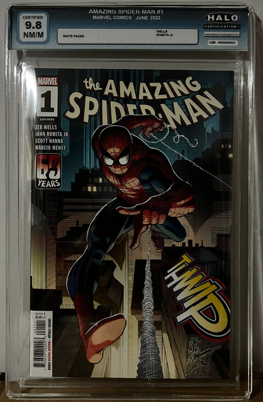 AMAZING SPIDER-MAN #1 *Halo Graded 9.8 NM/M (In-Stock) - Comicbookeroo Australia