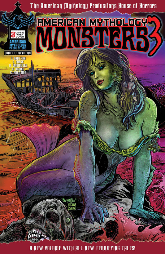 AMERICAN MYTHOLOGY MONSTERS VOL 3 #3 CVR C MERMAID VIXEN FOC (12 Apr Release) - Comicbookeroo Australia