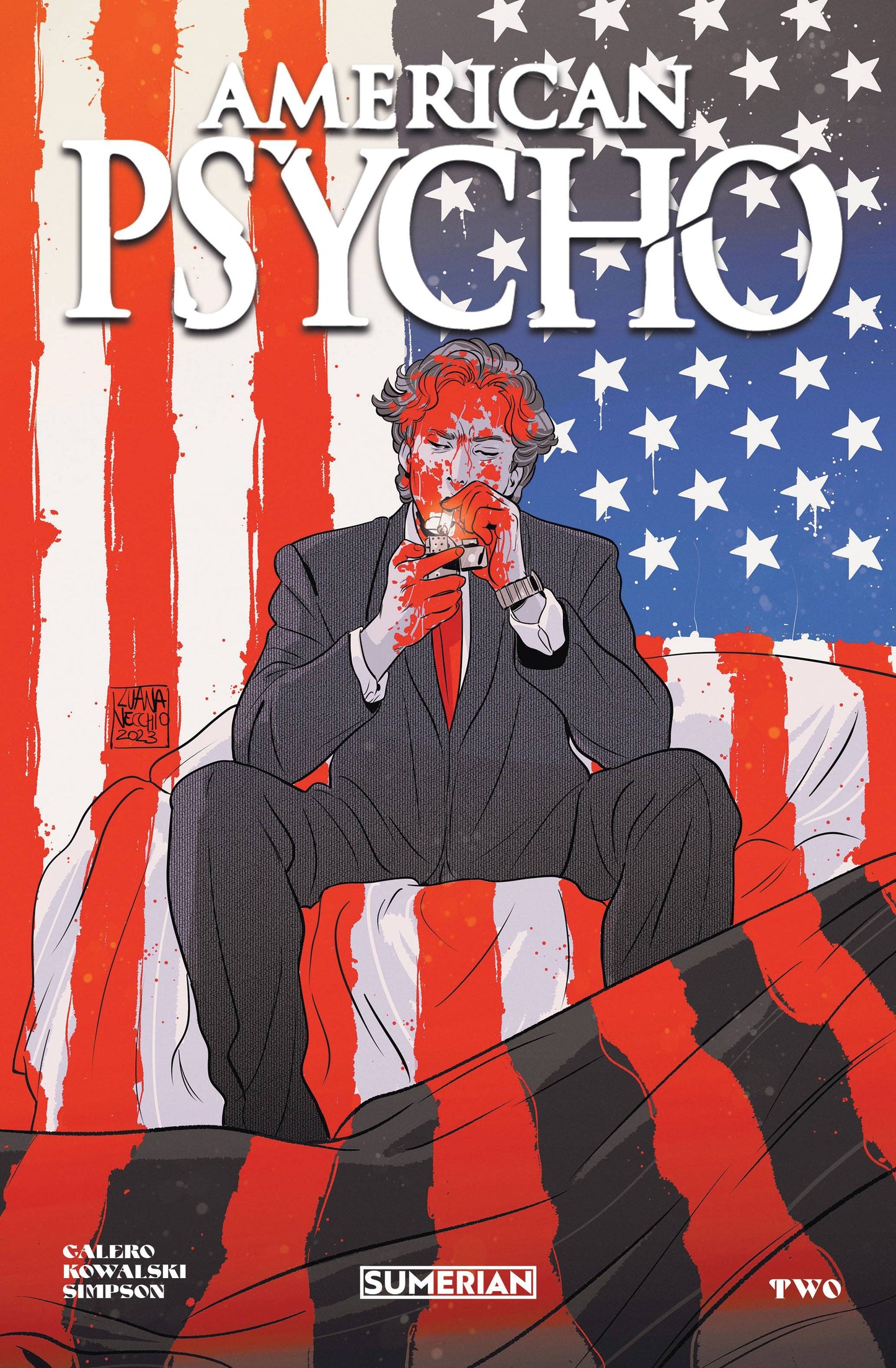 AMERICAN PSYCHO #2 (OF 4) CVR A VECCHIO (MR) (Backorder, Allow 3-4 Weeks)