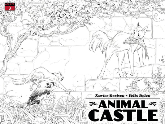 ANIMAL CASTLE #3 CVR B DELEP MISS B WRAPAROUND (MR) (Backorder, Allow 4-5 Weeks) - Comicbookeroo