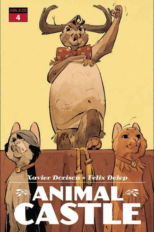 ANIMAL CASTLE #4 CVR B DELEP PRETEND SILVIO VAR (MR) (Backorder, Allow 4-5 Weeks) - Comicbookeroo