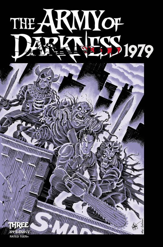 ARMY OF DARKNESS 1979 #3 CVR L FOC BONUS TMNT HOMAGE HAESER (Backorder, Allow 4-5 Weeks) - Comicbookeroo