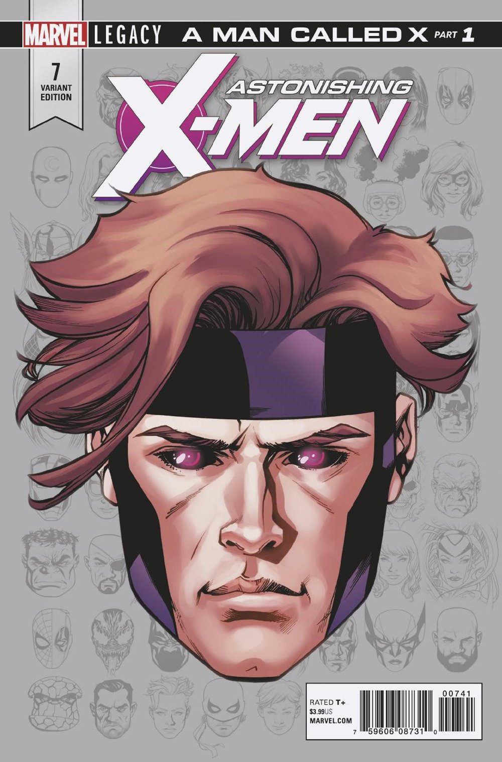 ASTONISHING X-MEN #7 1:10 MCKONE LEGACY HEADSHOT INCV LEG - Comicbookeroo