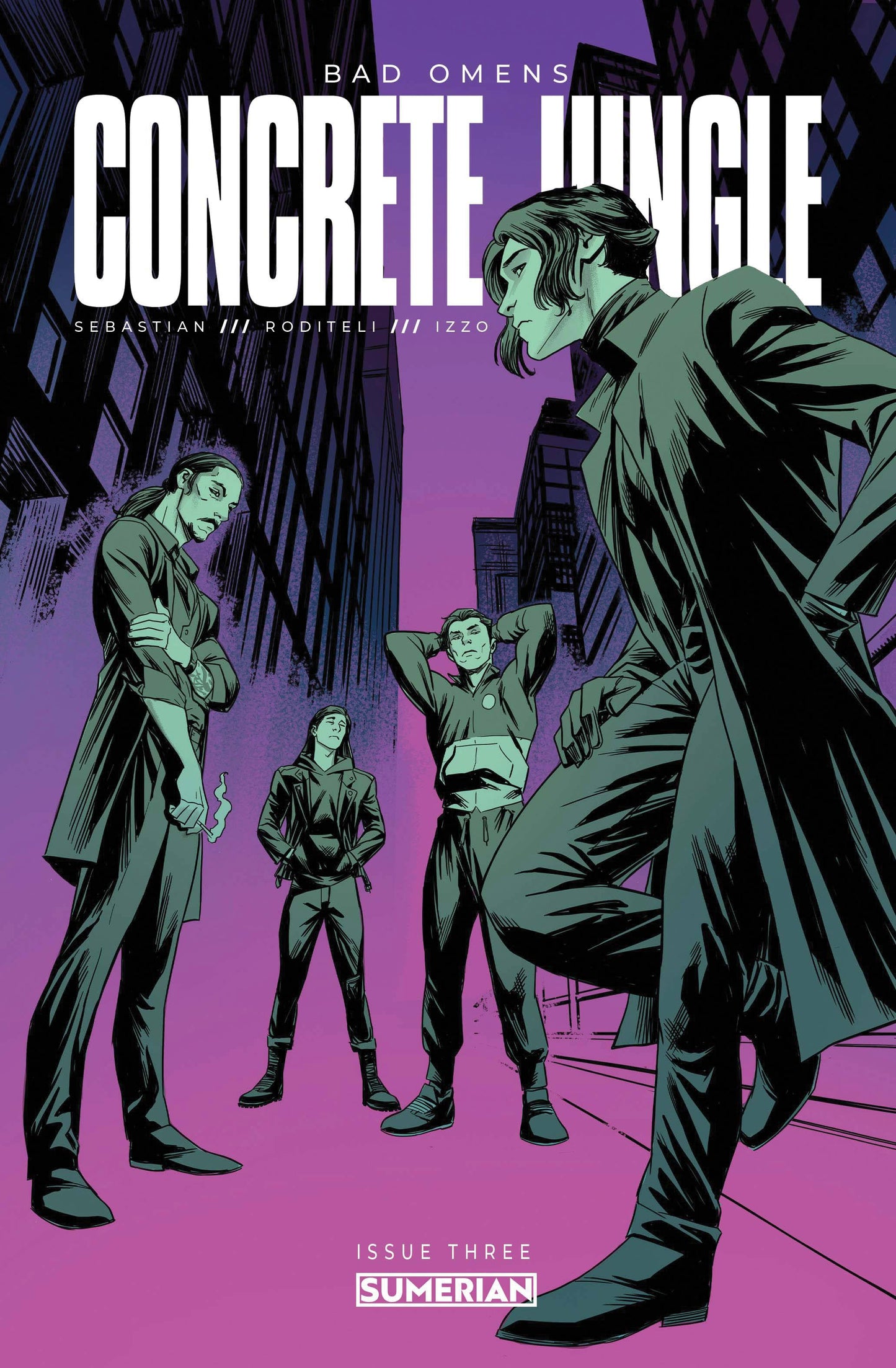 BAD OMENS CONCRETE JUNGLE #3 (OF 4) CVR B FIORELLI (MR) (Backorder, Allow 3-4 Weeks)