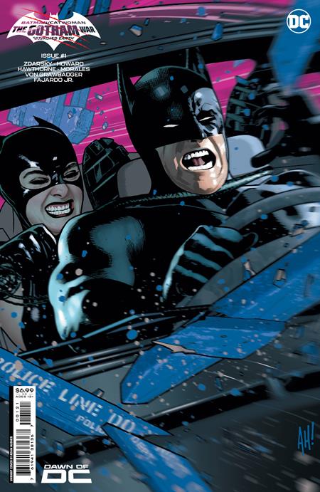 BATMAN CATWOMAN THE GOTHAM WAR SCORCHED EARTH #1 (ONE SHOT) CVR B ADAM HUGHES CARD STOCK VAR (31 Oct Release) - Comicbookeroo Australia