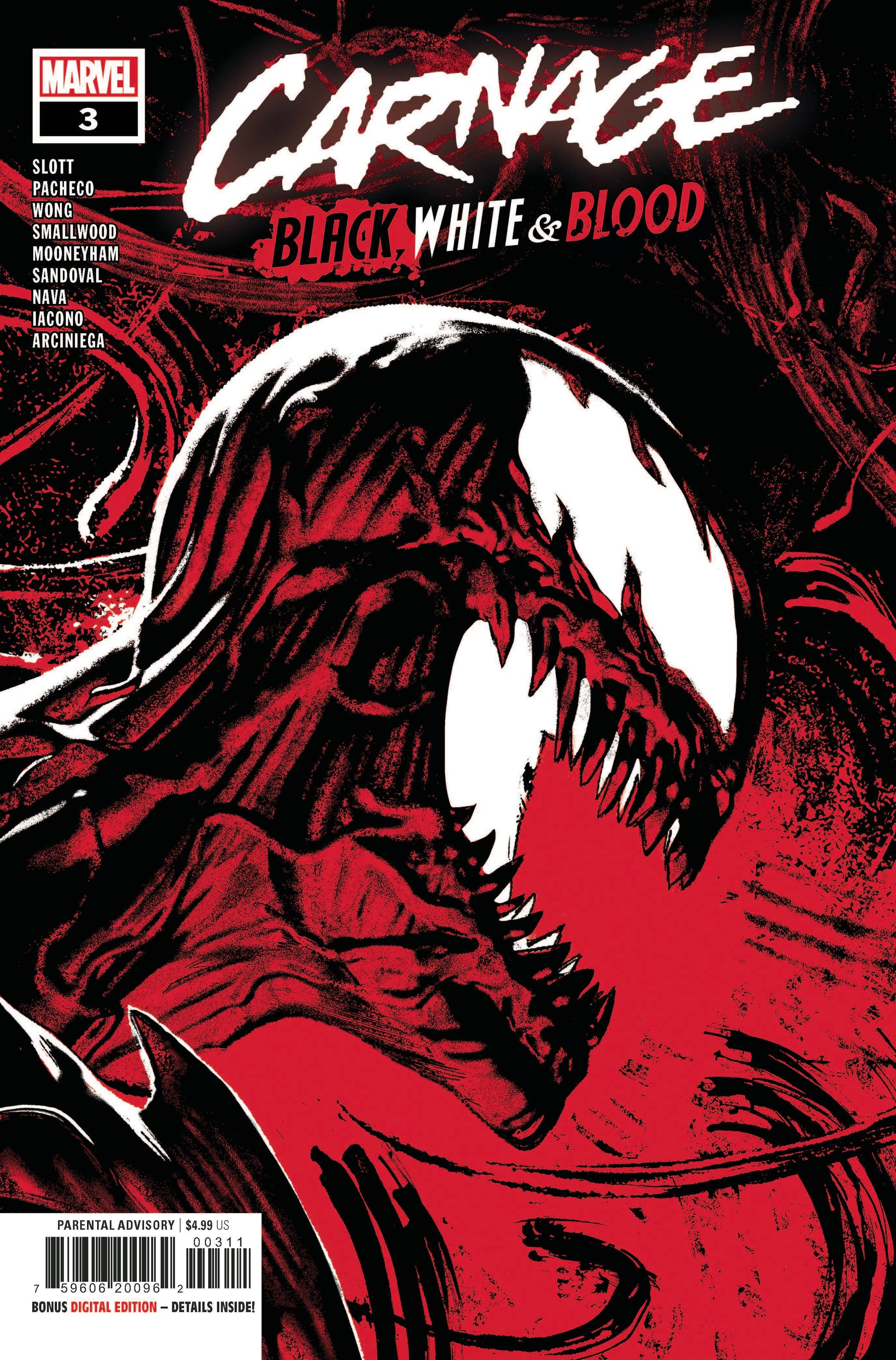 CARNAGE BLACK WHITE AND BLOOD #3 (OF 4) - Comicbookeroo Australia