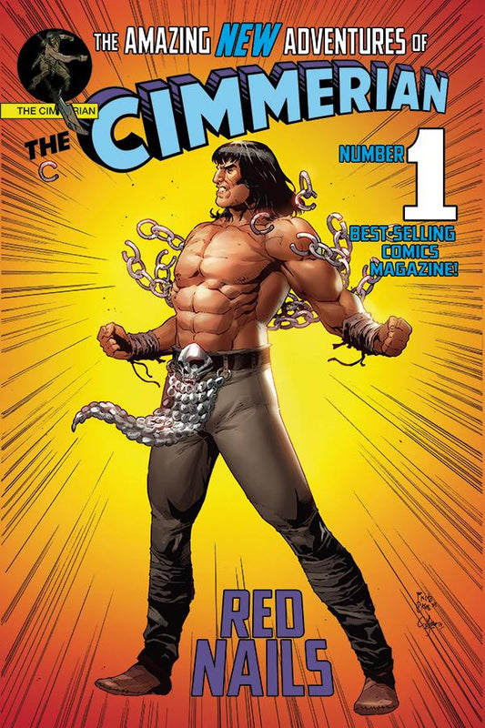 CIMMERIAN RED NAILS #1-2 CVR E CASAS SUPERMAN PARODY CVR (MR) - Comicbookeroo Australia