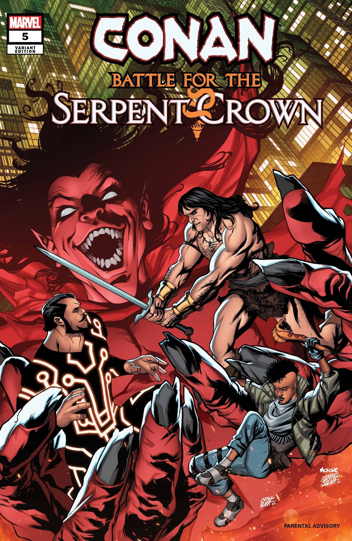 CONAN BATTLE FOR SERPENT CROWN #5 (OF 5) MCKONE VAR - Comicbookeroo Australia