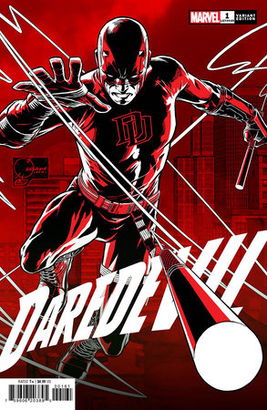 DAREDEVIL (2022) #1 QUESADA HIDDEN GEM VAR 1:50 INCV - Comicbookeroo Australia