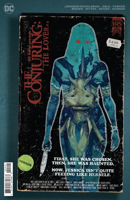 DC HORROR PRESENTS THE CONJURING THE LOVER #4 (OF 5) CVR B RYAN BROWN MOVIE POSTER CARD STOCK VAR (MR) (07 Sep) - Comicbookeroo