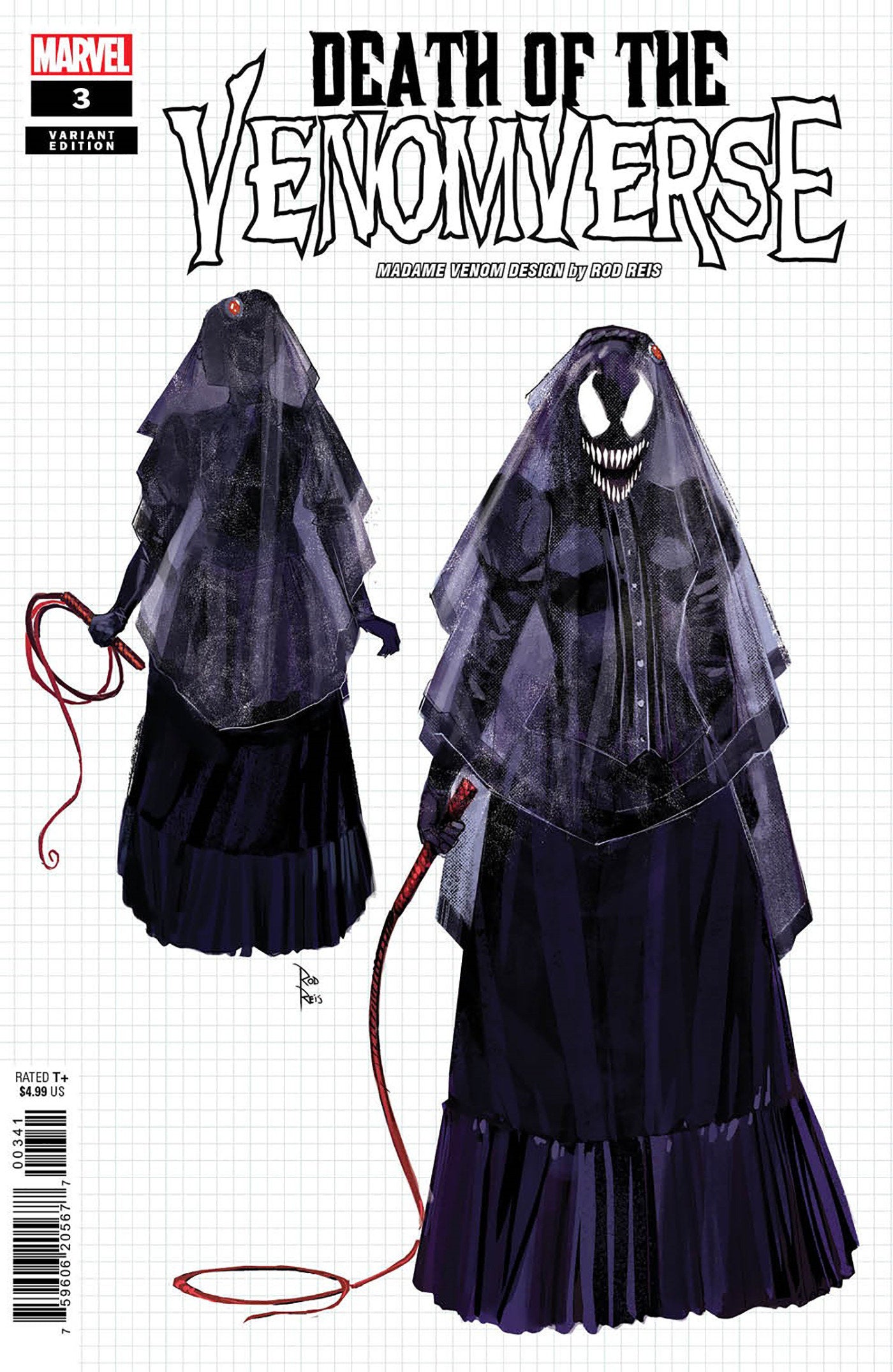 DEATH OF VENOMVERSE #3 (OF 5) ROD REIS DESIGN VAR (30 Aug) - Comicbookeroo Australia