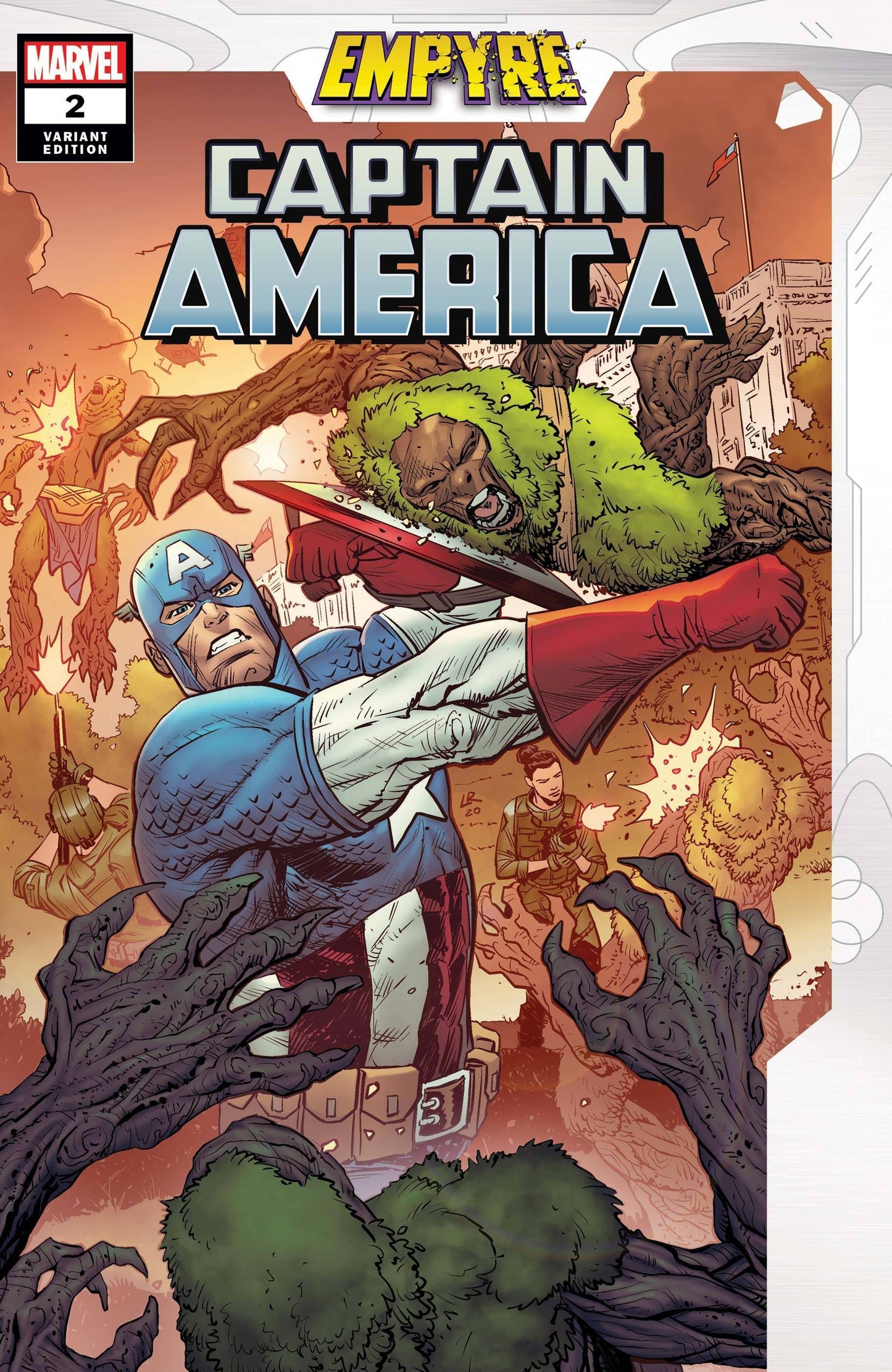 EMPYRE CAPTAIN AMERICA #2 (OF 3) LUKE ROSS VAR - Comicbookeroo Australia