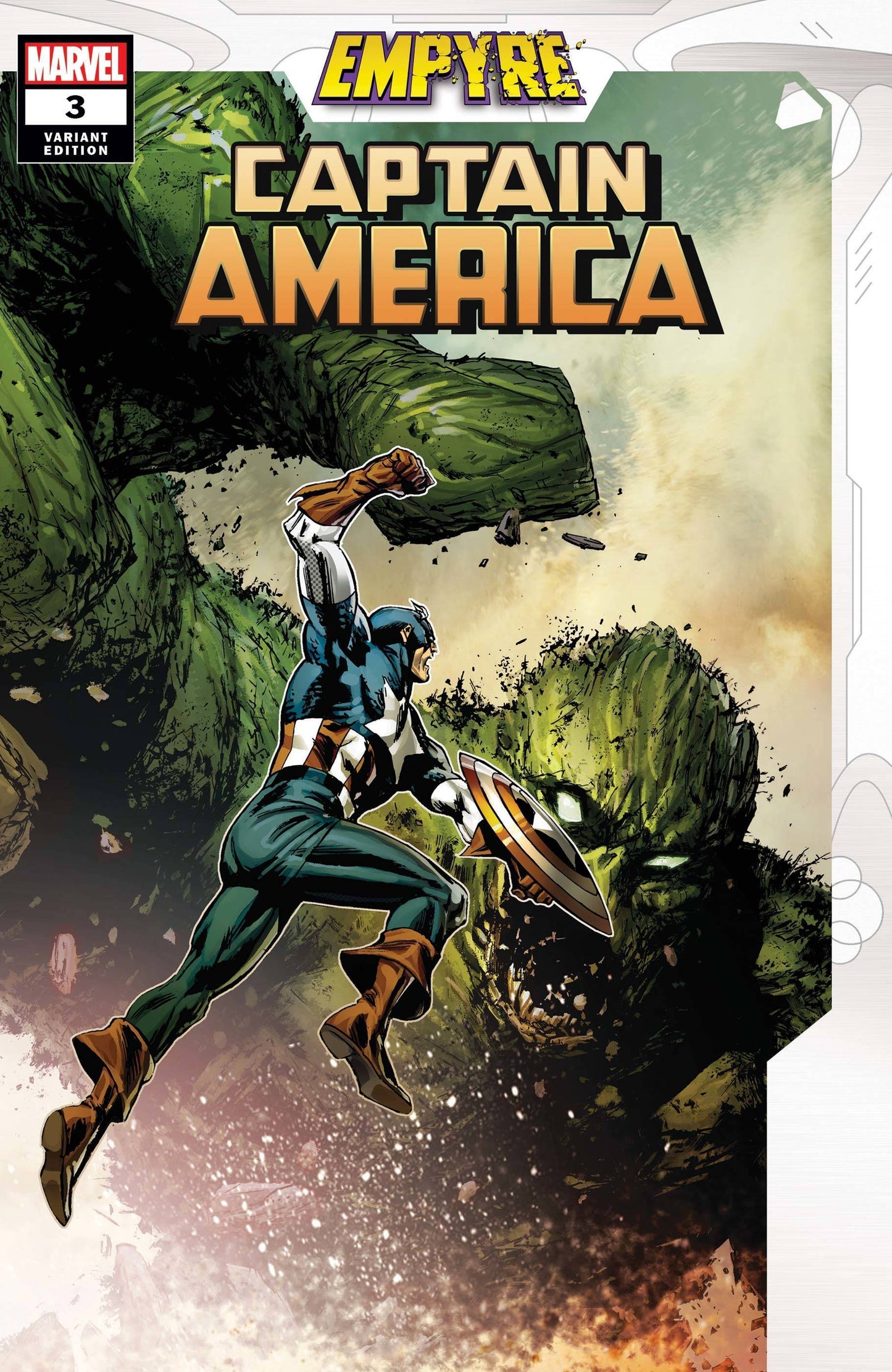 EMPYRE CAPTAIN AMERICA #3 (OF 3) GUICE VAR - Comicbookeroo Australia