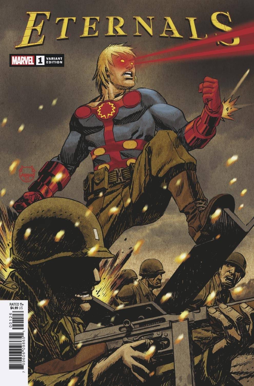 ETERNALS #1 DAVE JOHNSON VAR - Comicbookeroo Australia