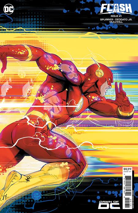 FLASH #1 CVR C DAN MORA CARD STOCK VAR - Comicbookeroo