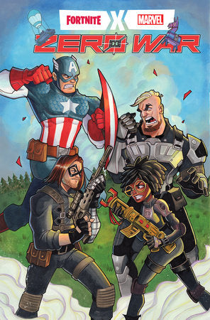 FORTNITE X MARVEL ZERO WAR #2 ZULLO VAR Iron Man Zero Wrap - Comicbookeroo Australia
