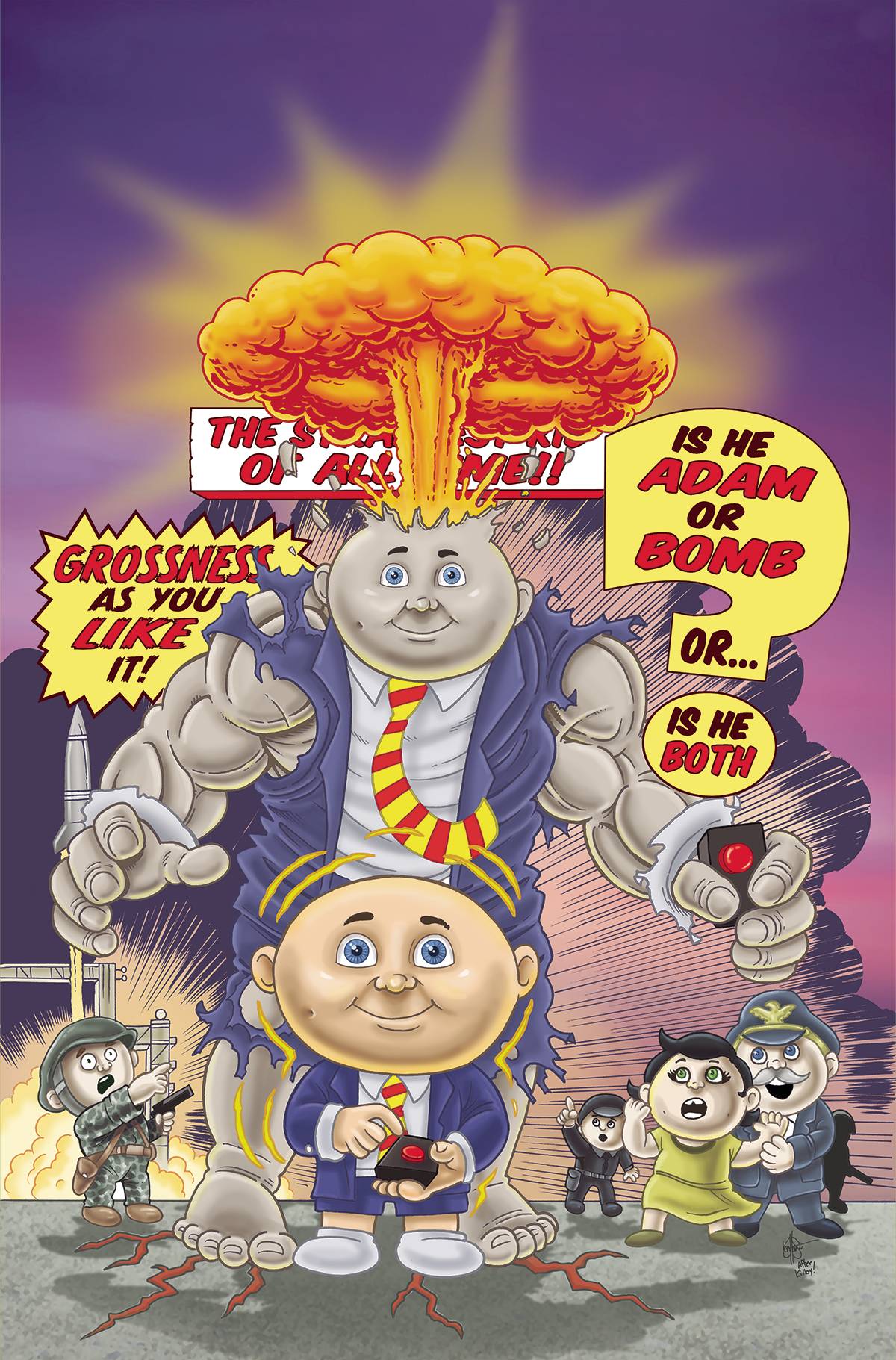 GARBAGE PAIL KIDS ORIGINS #1 CVR R 1:10 FOC INCV HAESER - Comicbookeroo Australia