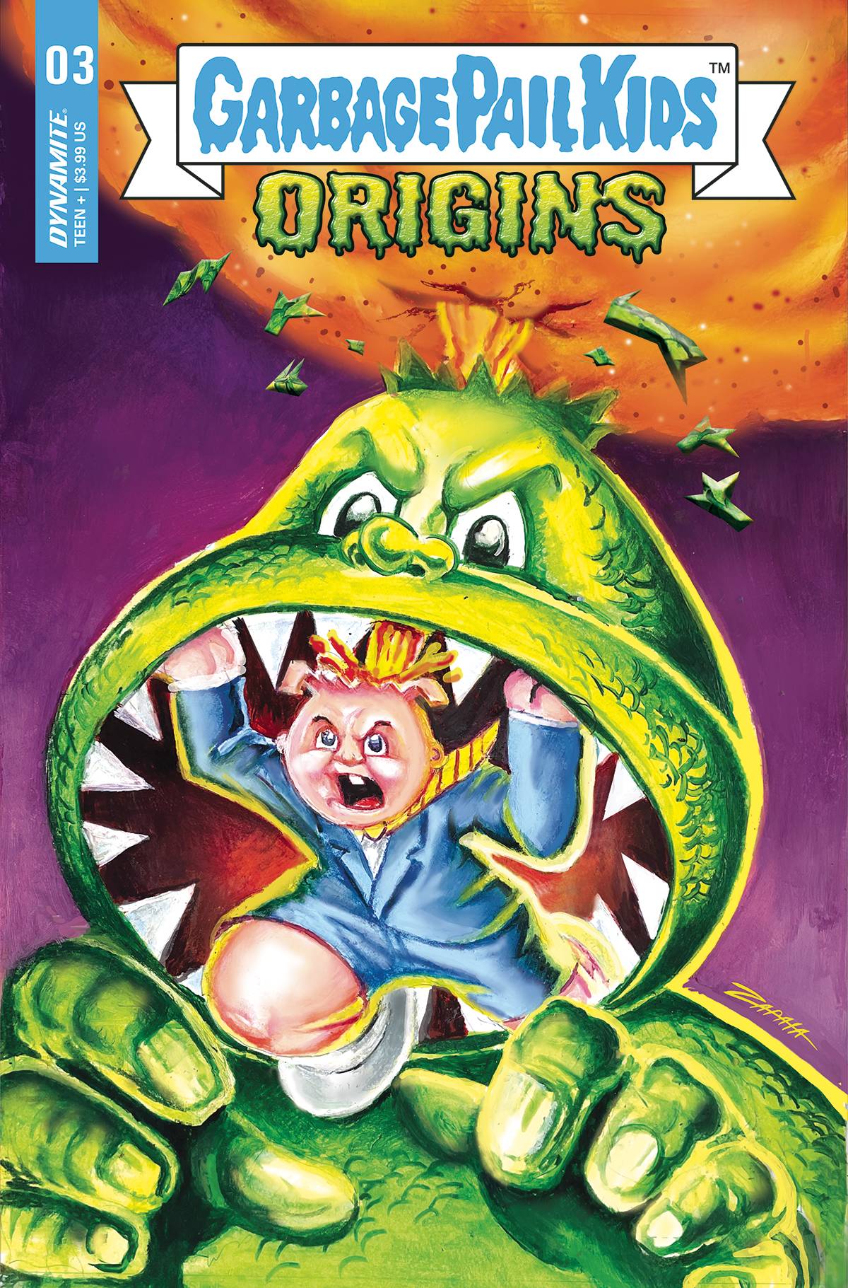 GARBAGE PAIL KIDS ORIGINS #3 CVR B ZAPATA - Comicbookeroo Australia