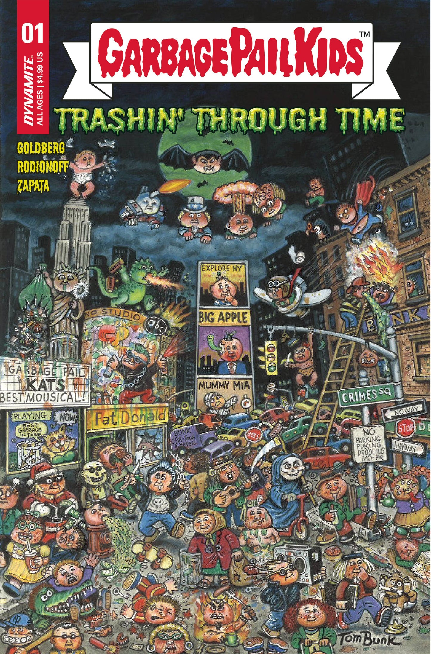 GARBAGE PAIL KIDS THROUGH TIME #1 CVR A BUNK (11 Oct Release) - Comicbookeroo Australia