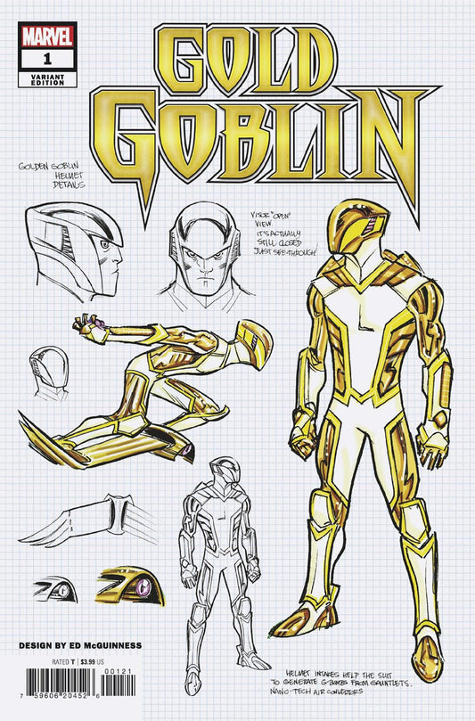 GOLD GOBLIN #1 (OF 5) MCGUINNESS DESIGN VAR 1:25 INCV - Comicbookeroo Australia