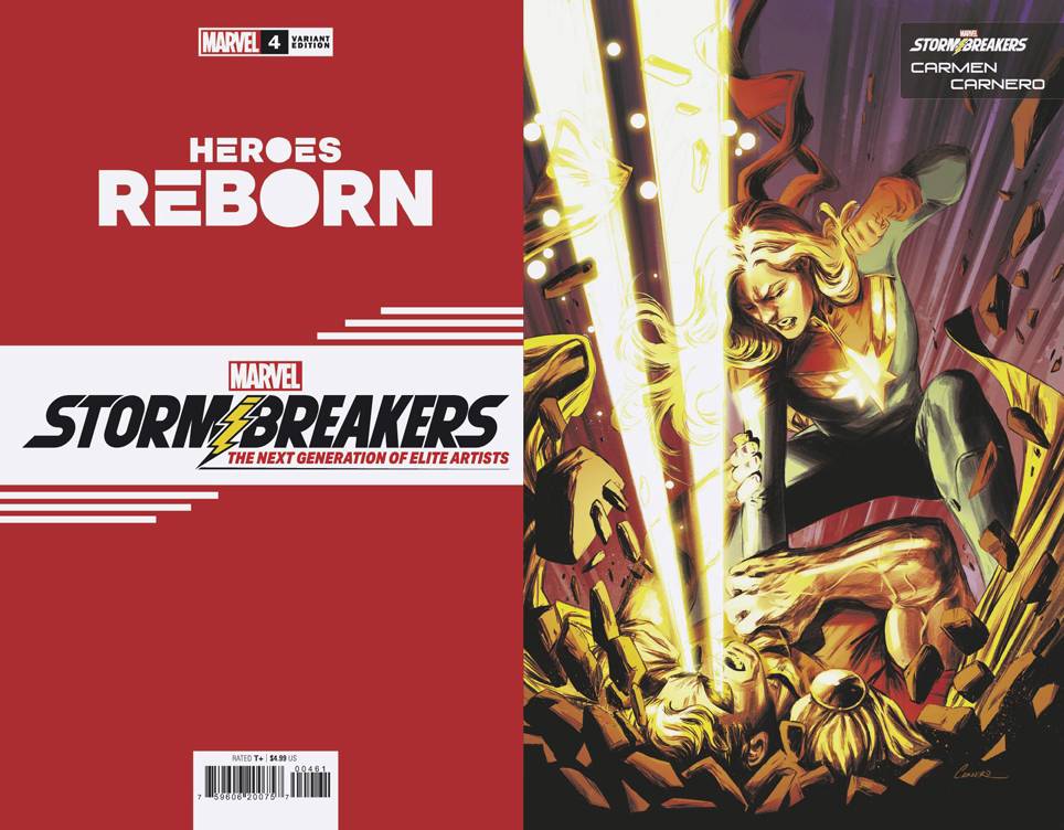 HEROES REBORN #4 (OF 7) CARNERO STORMBREAKERS VAR - Comicbookeroo Australia