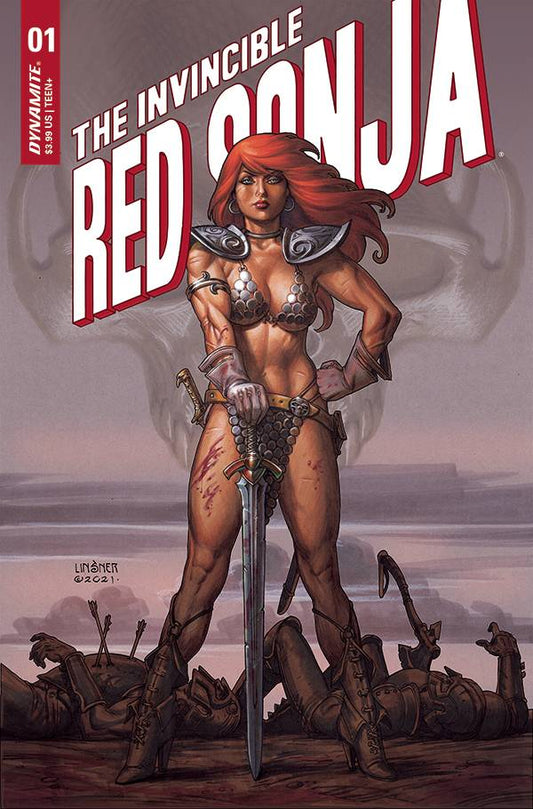 INVINCIBLE RED SONJA #1 CVR B LINSNER (Backorder, Allow 3-4 Weeks) - Comicbookeroo Australia