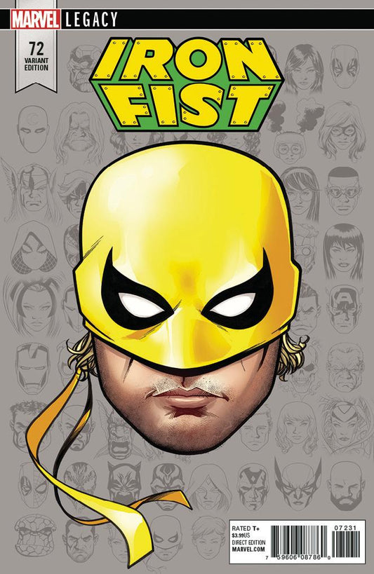 IRON FIST #73 1:10 MCKONE LEGACY HEADSHOT INCV LEG - Comicbookeroo Australia