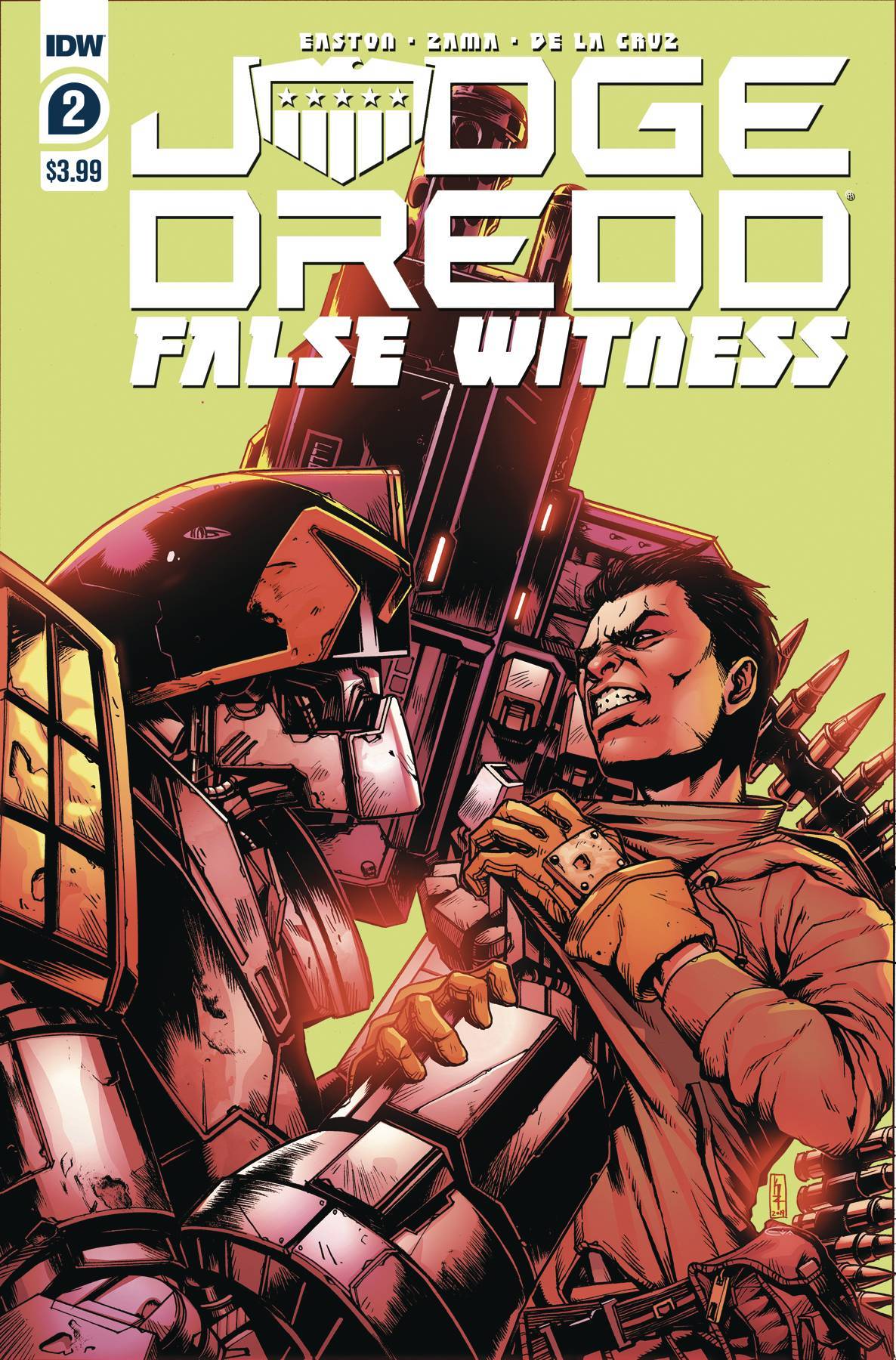 JUDGE DREDD FALSE WITNESS #2 (OF 4) CVR A ZAMA - Comicbookeroo Australia