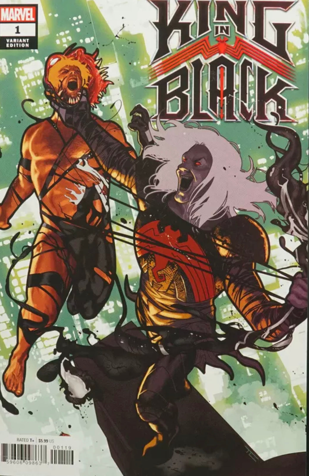 KING IN BLACK #1 (OF 5) CLARKE SPOILER VAR - Comicbookeroo Australia