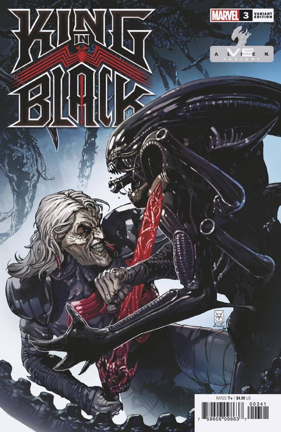 KING IN BLACK #3 (OF 5) GIANGIORDANO MARVEL VS ALIEN VAR - Comicbookeroo Australia