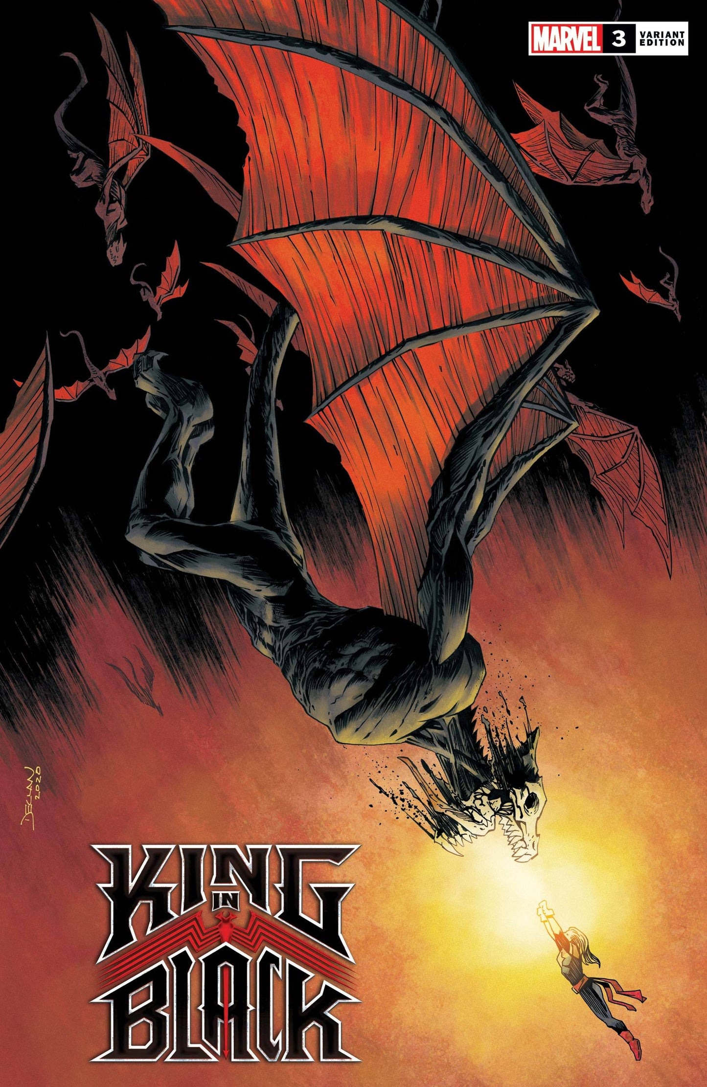 KING IN BLACK #3 (OF 5) SHALVEY DRAGON VAR 1:50 INCV - Comicbookeroo Australia