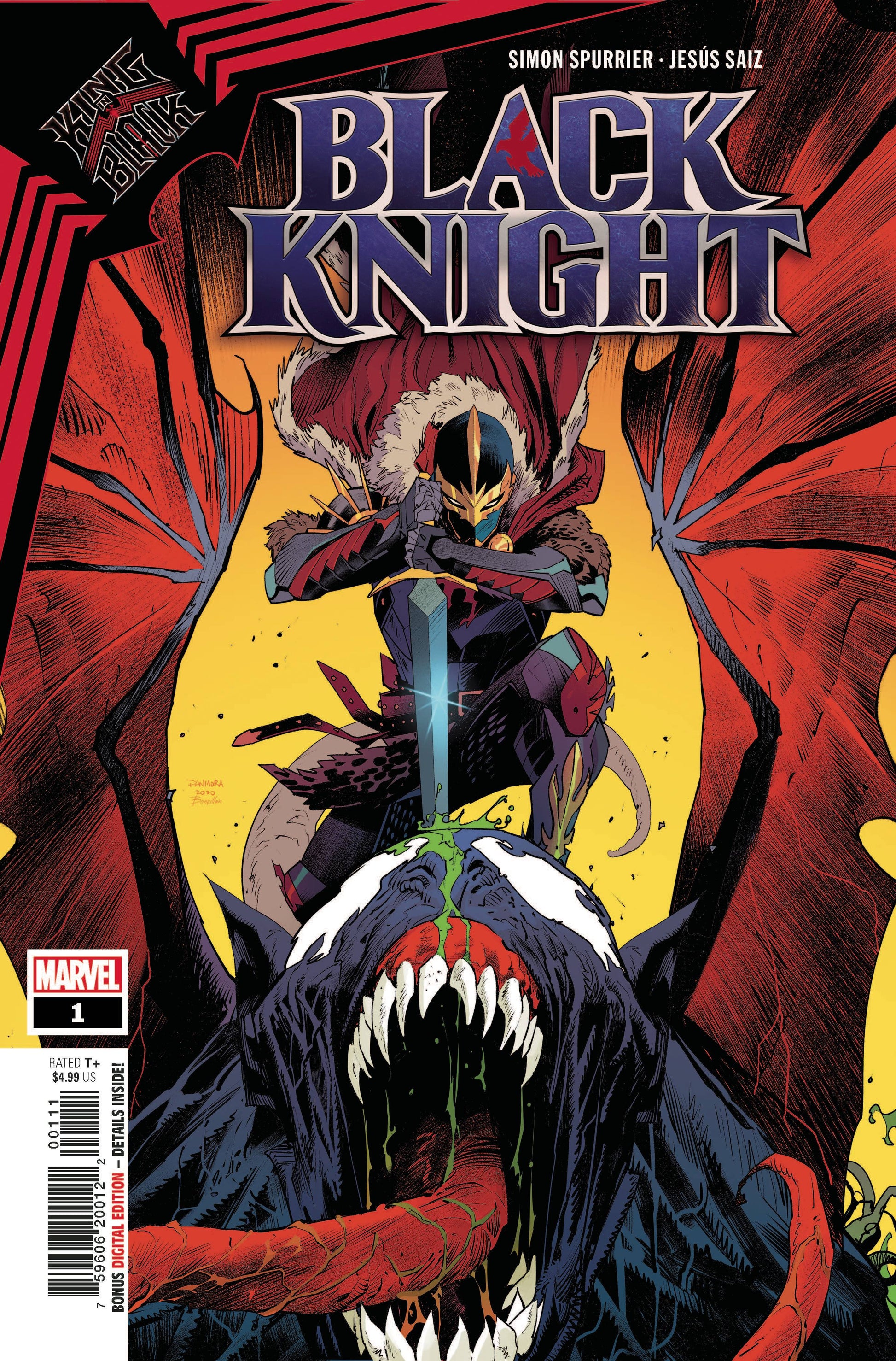 KING IN BLACK BLACK KNIGHT #1 - Comicbookeroo Australia
