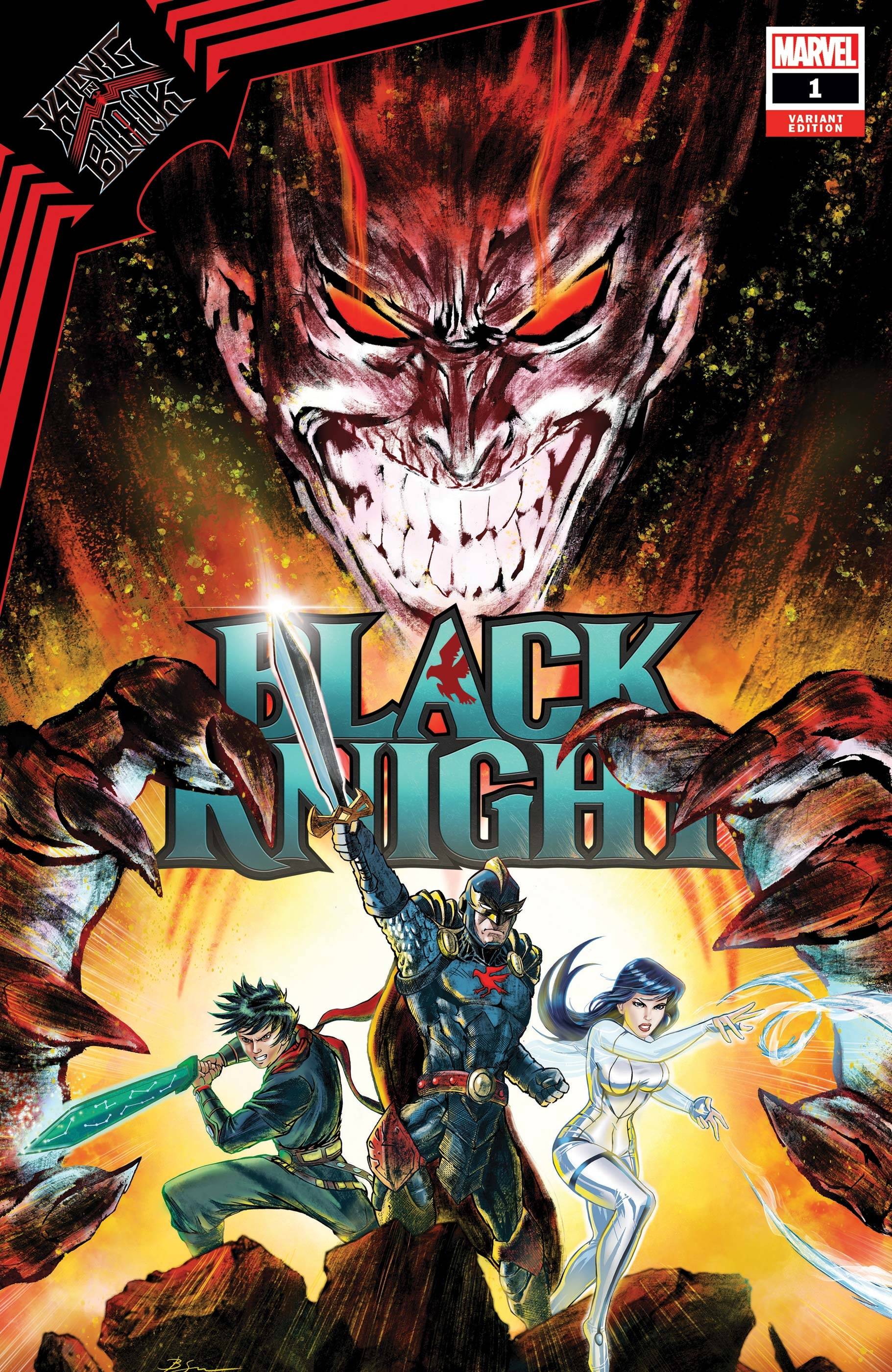 KING IN BLACK BLACK KNIGHT #1 SU VAR - Comicbookeroo Australia
