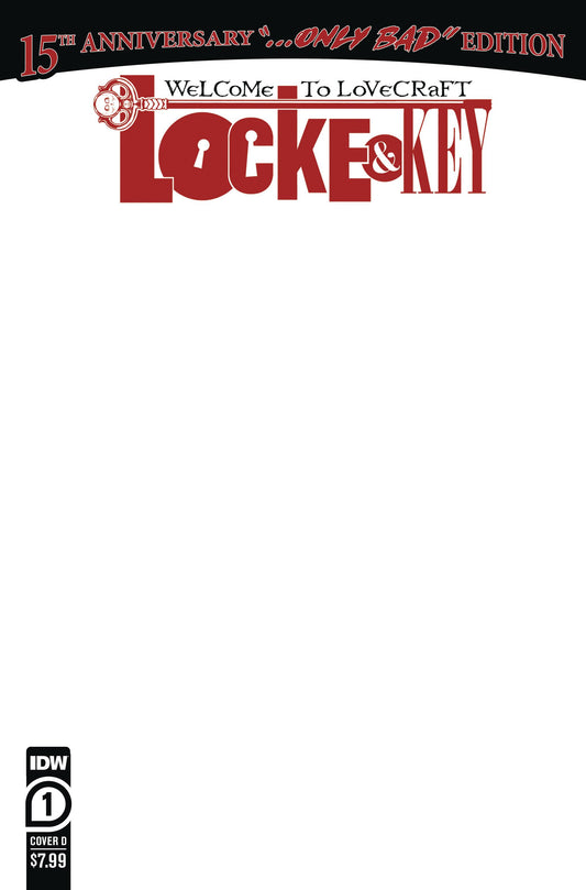 LOCKE & KEY WELCOME TO LOVECRAFT ANN ED #1 CVR D SKETCH (MR) (19 Jul Release) - Comicbookeroo Australia