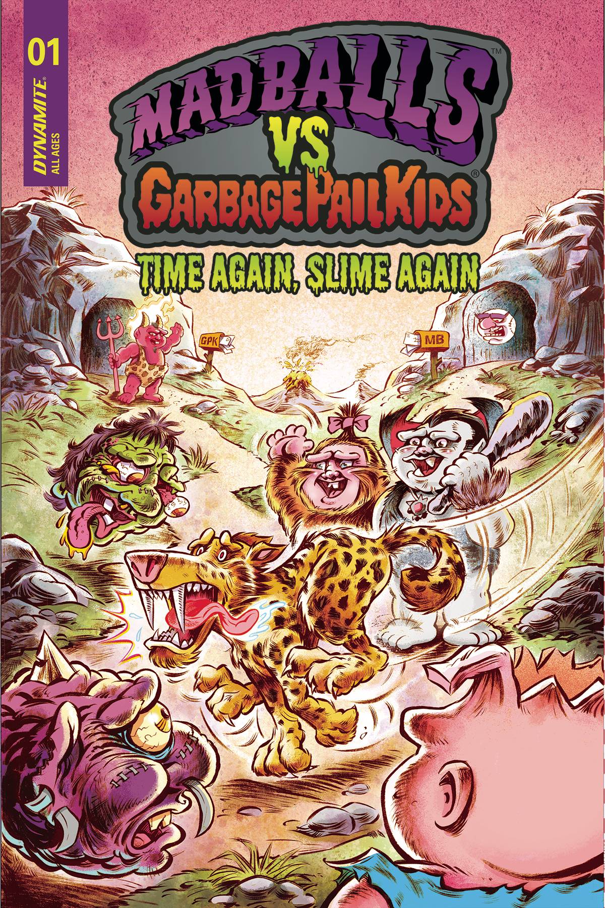 MADBALLS VS GARBAGE PAIL KIDS SLIME AGAIN #1 CVR B CROSBY (08 Feb Release) - Comicbookeroo Australia