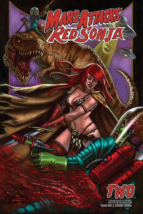 MARS ATTACKS RED SONJA #2 CVR C STRATI - Comicbookeroo Australia