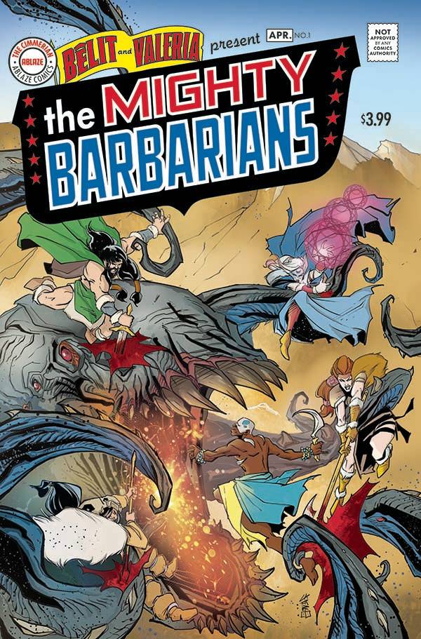 MIGHTY BARBARIANS #1 CVR D CAFARO HOMAGE (MR) (19 Apr Release) - Comicbookeroo Australia